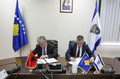 Policia e Kosovës dhe e Shqipërisë nënshkruajnë memorandum bashkëpunimi