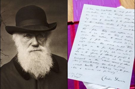 Një letër e nënshkruar nga Charles Darwin del në ankand për 1 milion £