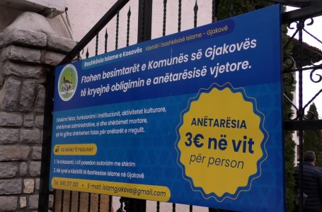 KBI në Gjakovë njofton se ka filluar antarësimi i cili do të kushtoj 3 euro për person në vit
