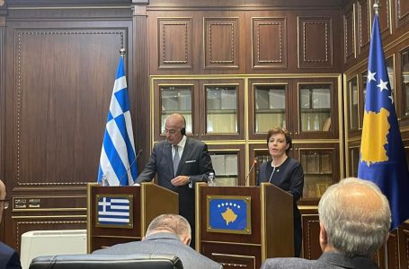 Gërvalla: Roli i Greqisë është i domosdoshëm për të ulur tensionet me Serbinë