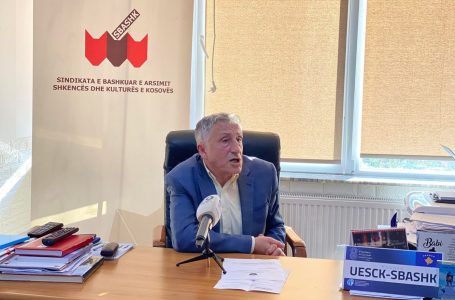 Jasharaj: Punëtorët e arsimit vazhdojnë t’i marrin benefitet e përcaktuara me Kontratën Kolektive