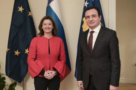 Kurti pas takimit me Fajon: U theksua miqësia, partneriteti dhe aleanca Kosovë-Slloveni