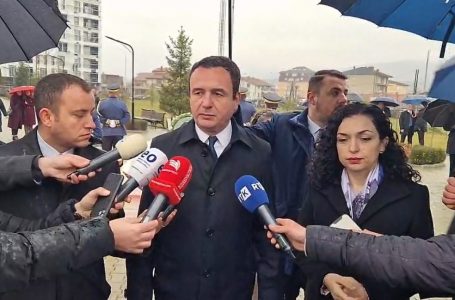 Osmani e Kurti kërkojnë nga BE heqjen e masave ndëshkuese dhe sanksionimin e Serbisë