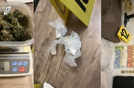 Arrestohen 10 persona në Prishtinë për posedim të drogës dhe armëmbajtje pa leje