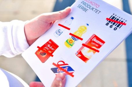 Thirrje për të bojkotuar blerjen e produkteve serbe