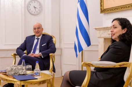 Osmani pret sot në takim kryediplomatin grek