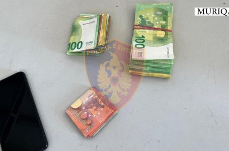 Policia shqiptare ndalon pejanin me mbi 11 mijë euro të padeklaruara
