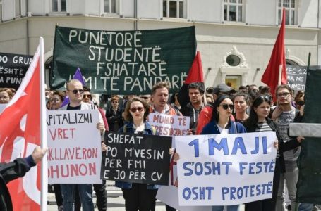 Punëtorët e sektorit privat protestojnë sot në Prishtinë