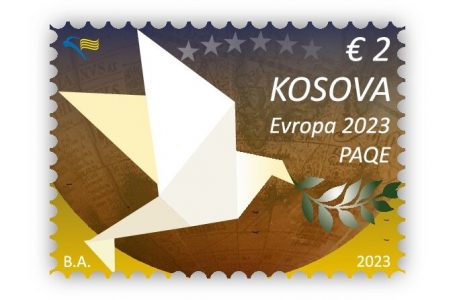 Posta e Kosovës lëshon në qarkullim pullat postare që i dedikohen Evropës