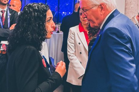 Presidentja Osmani diskuton me homologun gjerman për zhvillimet e fundit në Kosovë