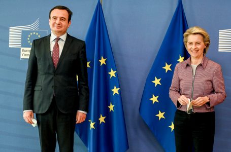 Zvogëlimi i numrit të policëve në komunat në veri, Kurti bisedon me Von der Leyen