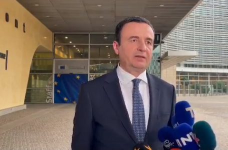 Kurti pas takimeve në Bruksel: Zgjedhjet në veri të paraprihen nga sundimi i ligjit