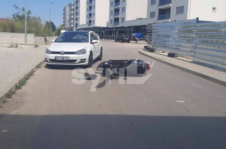 Aksident komunikacioni në rrugën “Beqir Kastrati”