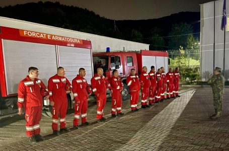 Ushtria, zjarrfikësit dhe helikopterët në aksion