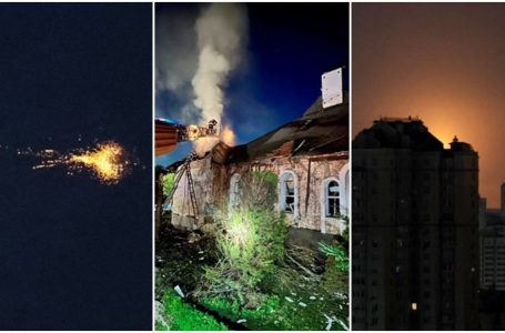 Sulme me dronë në Kiev