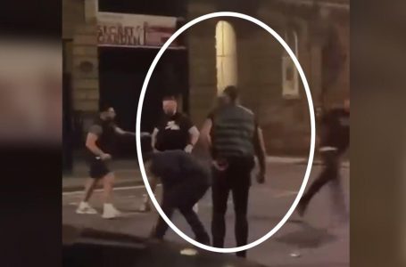 VIDEO/ Momente paniku për kapitenin e Newcastle, sherr me disa persona për të mbrojtur vëllain e vogël