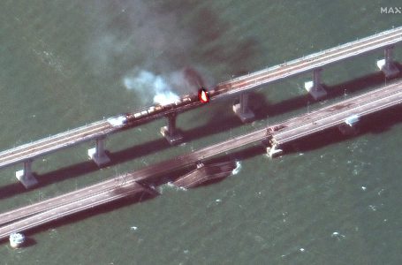 CNN publikon videon e sulmit eksperimental me dron të ukrainasve në urën e Krimesë