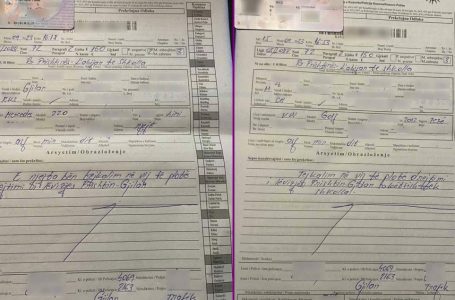 Tejkaluan në vijë të plotë, Policia i dënon me nga 150 euro dhe ndalim të vozitjes për tre muaj dy vozitës