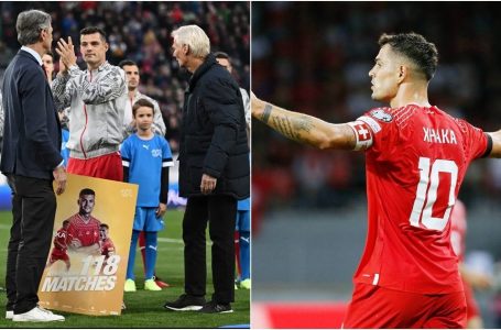 Granit Xhaka thyen një rekord të madh te Zvicra