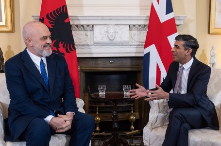 Rama do të takohet të premten me homologun britanik Rishi Sunak
