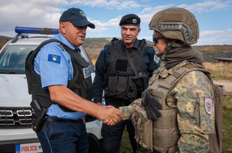 ​Policia dhe KFOR-i dakordohen për vazhdimin e bashkëpunimit në shtimin e sigurisë