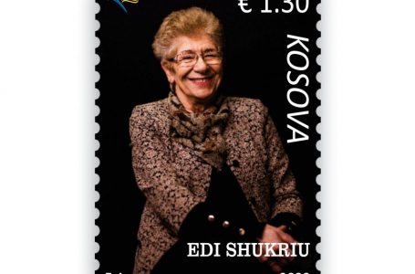 Edi Shukriu nderohet me pullë postare të Kosovës