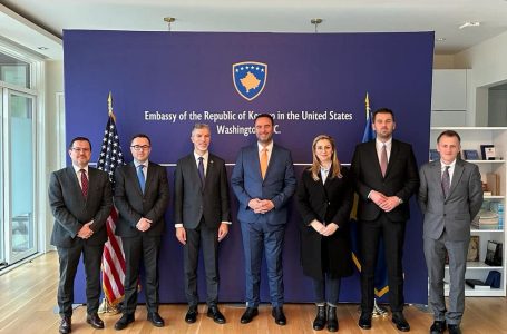 Konjufca viziton ambasadën e Kosovës në ShBA