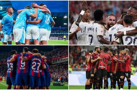 Përditësohet renditja e UEFA-s për klubet evropiane – Man City i prinë listës, Barcelona jashtë dhjetëshes