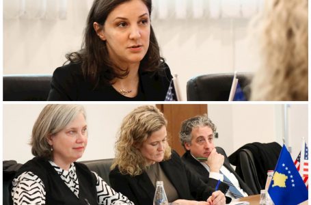 Ministrja Rizavnolli takon Colleen Hyland, e falënderon për ndihmën e ShBA-së në energji