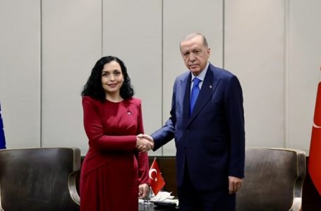 Siguria në Kosovë, Osmani takon presidentin turk Erdogan: Të përkushtuar ta forcojmë bashkëpunimin
