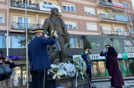 ​Osmani nderon sakrificën e Zahir Pajazitit, Hakif Zejnullahut e Edmond Hoxhës