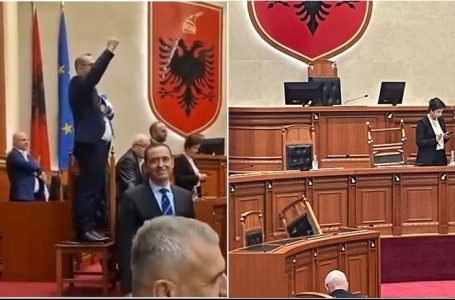 ​Sot protestojnë 19 deputetët e përjashtuar nga seanca e Kuvendit të Shqipërisë