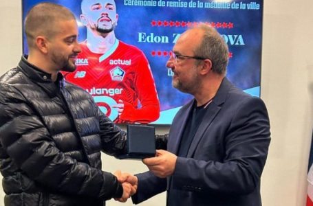 Zhegrova nderohet me medalje nderi në Francë