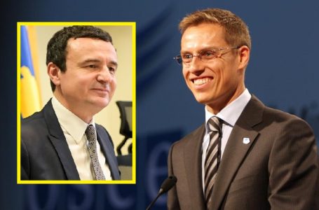 Kurti uron Stubbin për zgjedhjen President i Finlandës