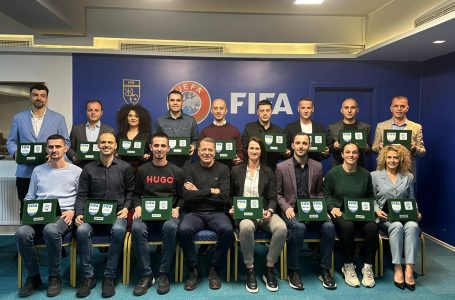 FFK-ja dorëzon stemat e reja të FIFA-s për 16 gjyqtarë, katër prej tyre janë gra