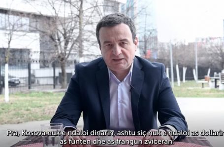 Kurti: Euro mjeti i vetëm i pagesës në Kosovë, çdo sugjerim i kundërt është propagandë