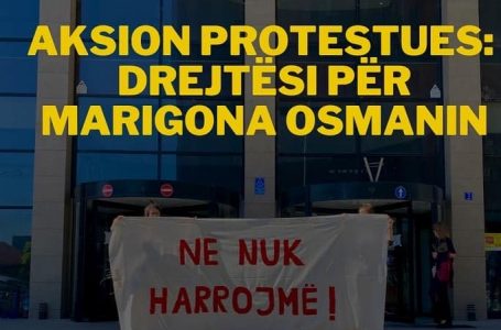 Protestë kundër vendimit të Apelit për ta kthyer në rigjykim rastin e vrasjes së Marigona Osmani