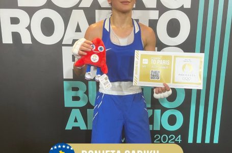 Sigurohet norma e parë olimpike në histori të boksit të Kosovës nga Donjeta Sadiku