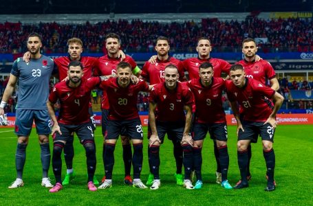 Formacioni i mundshëm i Shqipërisë ndaj Spanjës