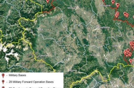 Mustafi: 48 baza ushtarake dhe të xhandarmërisë serbe po operojnë përgjatë kufirit me Kosovë, publikon edhe lokacionet