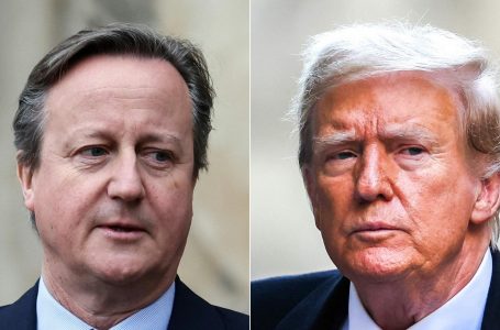 Cameron takohet me Trump në mes të përpjekjeve për të mbështetur ndihmën për Ukrainën