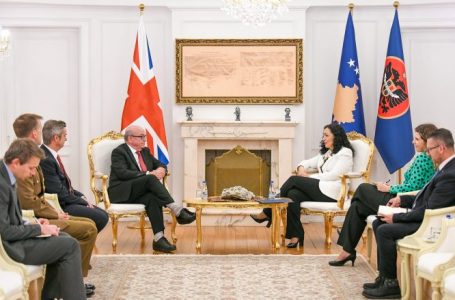Osmani të dërguarit britanik: Anëtarësimi i Kosovës në KiE do të ishte triumf për demokracinë