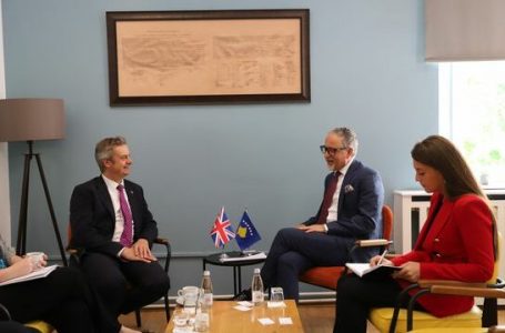 Vitia pret në takim ambasadorin britanik