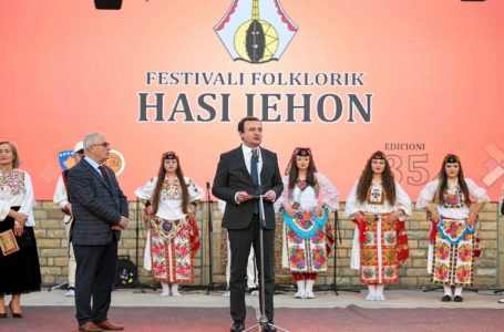Kurti në hapjen e Festivalit “Hasi Jehon”: Hasit është zemra e shqiptarisë