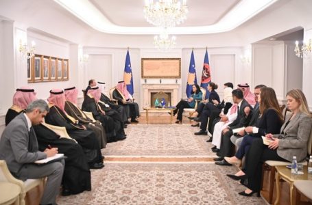 Osmani priti delegacionin nga Arabia Saudite