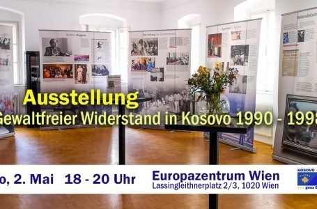 Hapet në Vjenë ekspozita “Rezistenca paqësore në Kosovë 1990-1998