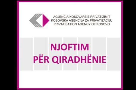 AKP shpall qiradhënie të 233 objekteve dhe tokave atraktive në të gjitha rajonet e Kosovës