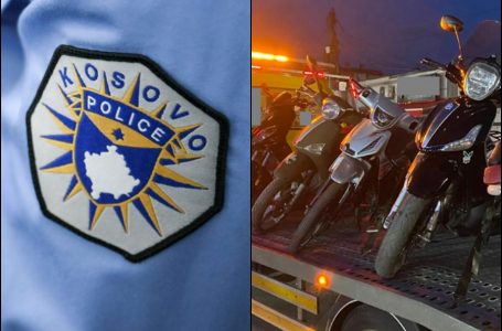 Sekuestrohen 19 motoçikleta nga Policia e Kosovës
