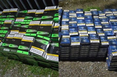 Në automjetin me targa të Serbisë, policia konfiskoi 390 kg duhan kontrabandë