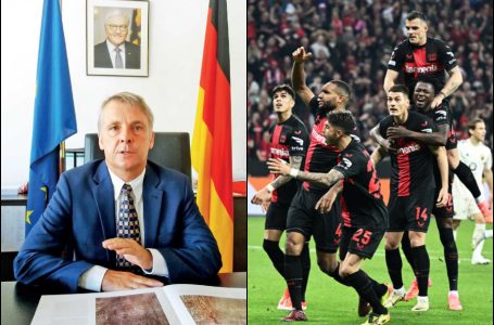 Ambasadori Rohde për Leverkusenin: Një tjetër natë emocionuese, Xhaka me shokët e tij në finale